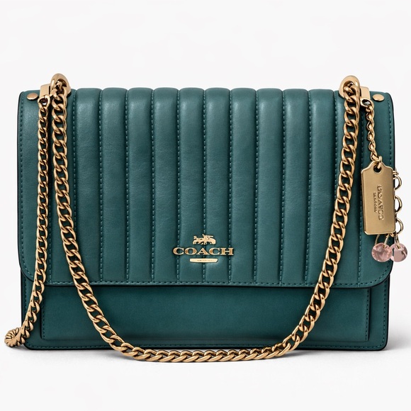 Coach Handbags - COACH Klare Quilted Crossbody (Green)